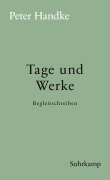 Cover-Bild zum Titel 'Tage und Werke' von 'Peter Handke'