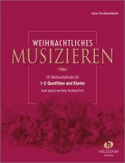 Cover-Bild zum Titel 'Weihnachtliches Musizieren für Querflöte und Klavier' von 'Anne Terzibaschitsch'
