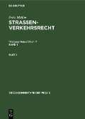 Cover-Bild zum Titel 'Fritz Müller: Straßenverkehrsrecht. Band 1' von ''