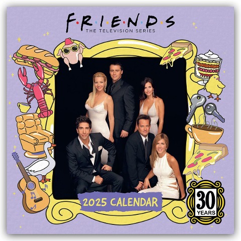 Friends 2025 - Wandkalender - Danilo Promotion Ltd