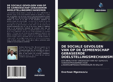 DE SOCIALE GEVOLGEN VAN OP DE GEMEENSCHAP GEBASEERDE DOELSTELLINGSMECHANISMEN - Overtoun Mgemezulu