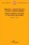 Cover-Bild zum Titel 'Annales de la faculté des arts, lettres et sciences humaines Vol XVI - 2015' von 'Collectif'