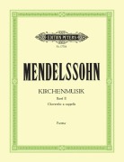 Cover-Bild zum Titel 'Kirchenmusik, Band 2: Werke für gemischten Chor a cappella' von 'Felix Mendelssohn Bartholdy'