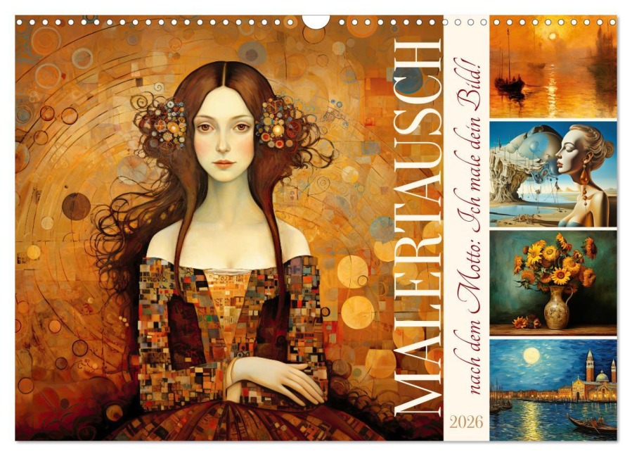 Malertausch (Wandkalender 2026 DIN A3 quer), CALVENDO Monatskalender - Sabine Löwer