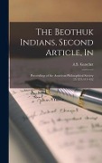 The Beothuk Indians, Second Article, In: Proceedings of the American Philosophical Society 23(123):411-432 - 