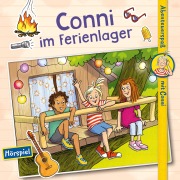Cover-Bild zum Titel 'Conni im Ferienlager (Abenteuerspaß mit Conni)' von 'Barbara Iland-Olschewski, Anne Maja Wenning, Eduardo García, Philipp Feit, Moritz P. G. Katz'
