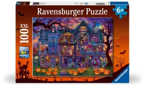Cover-Bild zum Titel 'Kinderpuzzle 100 XXL Teile - Monsterhafte Hausparty' von ''