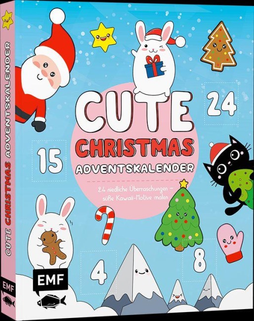 Mein Kawaii-Adventskalender-Buch: Cute Christmas - 