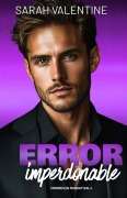 Cover-Bild zum Titel 'Error imperdonable' von 'Sarah Valentine'