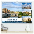 Stockholm - Maritime Ansichten (hochwertiger Premium Wandkalender 2024 DIN A2 quer), Kunstdruck in Hochglanz - U-Do U-Do