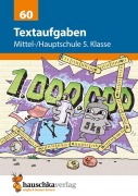 Cover-Bild zum Titel 'Textaufgaben Mittel-/Hauptschule 5. Klasse' von 'Susanne Kopetz, Sonja Wilms'