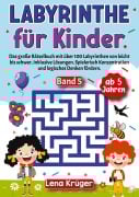 Cover-Bild zum Titel 'Labyrinthe für Kinder ab 5 Jahren - Band 5' von 'Lena Krüger'