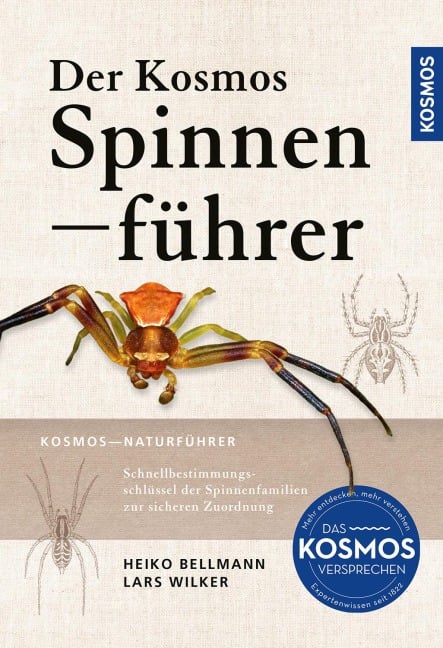 Der Kosmos Spinnenführer - Heiko Bellmann, Lars Wilker