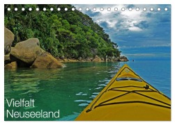 Cover-Bild zum Titel 'Vielfalt Neuseeland (Tischkalender 2026 DIN A5 quer), CALVENDO Monatskalender' von 'Nico Schaefer'