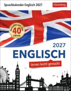 Cover-Bild zum Titel 'Englisch Sprachkalender 2027 - Englisch lernen leicht gemacht - Tagesabreißkalender' von 'Hilary Bown'