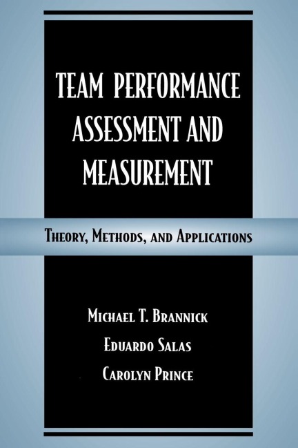 Team Performance Assessment and Measurement - 