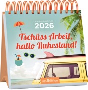 Cover-Bild zum Titel 'Mini-Wochenkalender Tschüss Arbeit, hallo Ruhestand! 2026' von ''