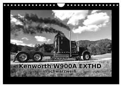 Cover-Bild zum Titel 'Kenworth W900A EXTHD - in schwarzweiß (Wandkalender 2026 DIN A4 quer), CALVENDO Monatskalender' von 'Ingo Laue'