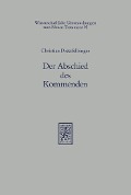 Cover-Bild zum Titel 'Der Abschied des Kommenden' von 'Christian Dietzfelbinger'