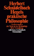Cover-Bild zum Titel 'Hegels praktische Philosophie' von 'Herbert Schnädelbach'
