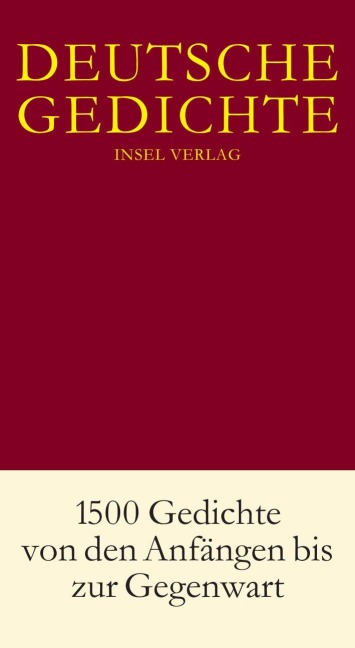 Deutsche Gedichte in einem Band - 