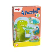 Cover-Bild zum Titel '4 erste Puzzles - Dinos' von ''