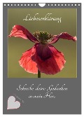 Liebeserklärung - Schreibe deine Gedanken in mein Herz (Wandkalender 2024 DIN A4 hoch), CALVENDO Monatskalender - Johann Schörkhuber