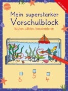 Cover-Bild zum Titel 'Mein superstarker Vorschulblock. Suchen, zählen, konzentrieren' von 'Katrin Merle, Katja Schmiedeskamp, Ina Hoffmann'