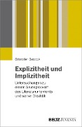 Explizitheit und Implizitheit - Sebastian Susteck