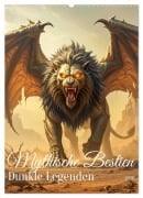 Cover-Bild zum Titel 'Mythische Bestien - Dunkle Legenden (Wandkalender 2026 DIN A2 hoch), CALVENDO Monatskalender' von 'Sell Pixs:Sell'