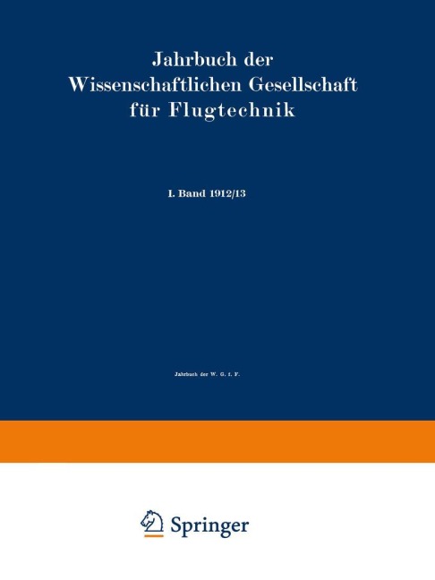 Jahrbuch der Wissenschaftlichen Gesellschaft für Flugtechnik - Wissenschaftliche Gesellschaft Für Flugtechnik