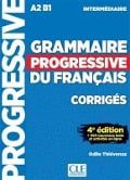 Grammaire progressive du francais - Niveau intermediaire (A2/B1) - Corriges - 