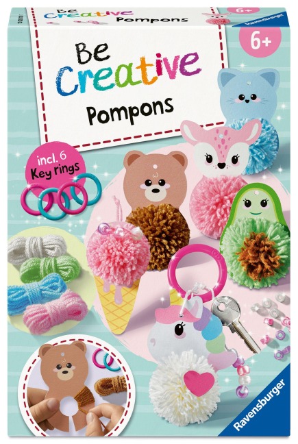 BeCreative Midi - Pompons Kawaii - 
