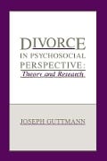 Cover-Bild zum Titel 'Divorce in Psychosocial Perspective' von 'Joseph Guttmann'