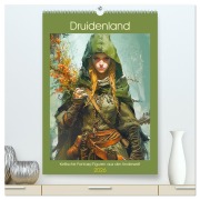 Druidenland. Keltische Fantasy-Figuren aus der Anderwelt (hochwertiger Premium Wandkalender 2026 DIN A2 hoch), Kunstdruck in Hochglanz - Rose Hurley