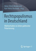 Cover-Bild zum Titel 'Rechtspopulismus in Deutschland' von ''