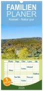 Familienplaner 2026 - Kassel - Natur pur mit 5 Spalten (Wandkalender, 21 x 45 cm) CALVENDO - 