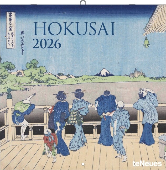 teNeues - Hokusai 2026 - Kunst-Wandkalender 30x30 cm (30x60 cm geöffnet) | Broschürenkalender mit Ukiyo-e-Motiven für Hokusai-Fans & Liebhaber fernöstlicher Kunst - 