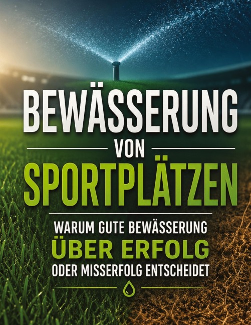 Der große Leitfaden für perfekte Sportplatzbewässerung - Wie Sie Ihren Rasen dauerhaft gesund, effizient und kostensparend bewässern - Bedran Capan