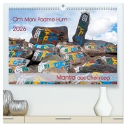 Cover-Bild zum Titel 'Om Mani Padme Hum - Mantra des Chenrezig (hochwertiger Premium Wandkalender 2026 DIN A2 quer), Kunstdruck in Hochglanz' von 'Manfred Bergermann'
