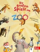 Cover-Bild zum Titel 'Die großen Spiele im Zoo' von 'Sophie Schoenwald'