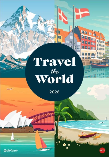 Travel the World Posterkalender 2026 - 