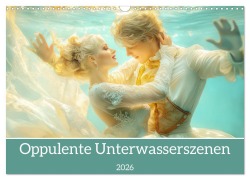 Cover-Bild zum Titel 'Opulente Unterwasserromanzen (Wandkalender 2026 DIN A3 quer), CALVENDO Monatskalender' von 'Liselotte Brunner-Klaus'