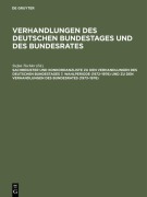 Cover-Bild zum Titel 'Sachregister und Konkordanzliste zu den Verhandlungen des Deutschen Bundestages 7. Wahlperiode (1972-1976) und zu den Verhandlungen des Bundesrates (1973-1976)' von ''