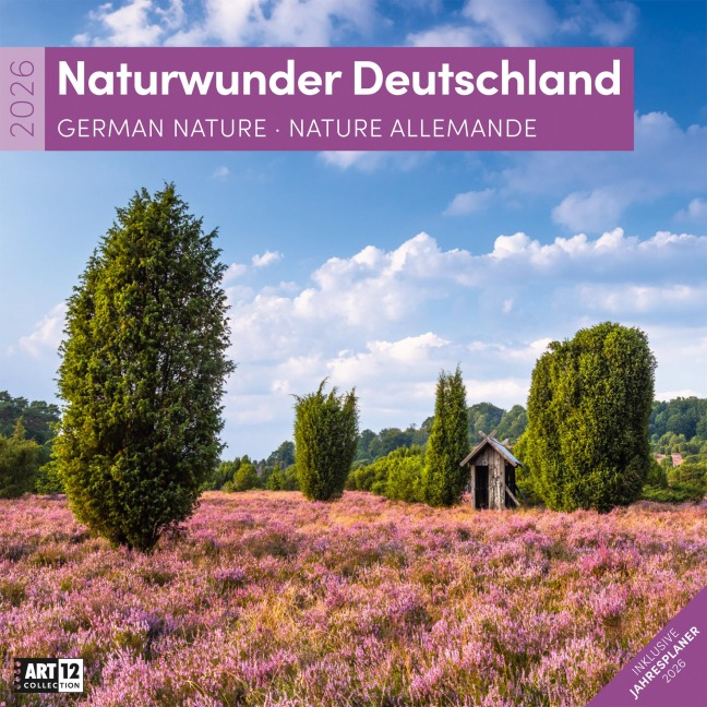 Naturwunder Deutschland Broschürenkalender 2026 - 30x30 - Art12 - 