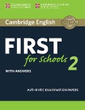 Cover-Bild zum Titel 'Cambridge English First for Schools 2. Student's Book with answers' von ''