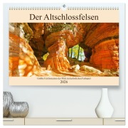 Cover-Bild zum Titel 'Der Altschlossfelsen - Größte Felsformation der Pfalz im herbstlichen Farbspiel (hochwertiger Premium Wandkalender 2026 DIN A2 quer), Kunstdruck in Hochglanz' von 'LianeM LianeM'