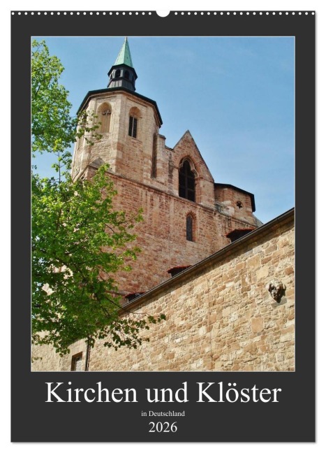 Kirchen und Klöster in Deutschland (Wandkalender 2026 DIN A2 hoch), CALVENDO Monatskalender - Andrea Janke