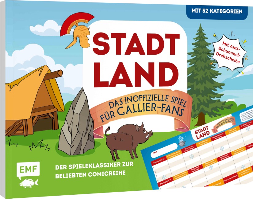 Stadt, Land, das inoffizielle Spiel für Gallier-Fans - Der Spieleklassiker zur beliebten Comicreihe - 