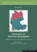 Cover-Bild zum Titel 'Ortsnamen im deutschen Sprachgebiet' von 'Karlfried Leyn'